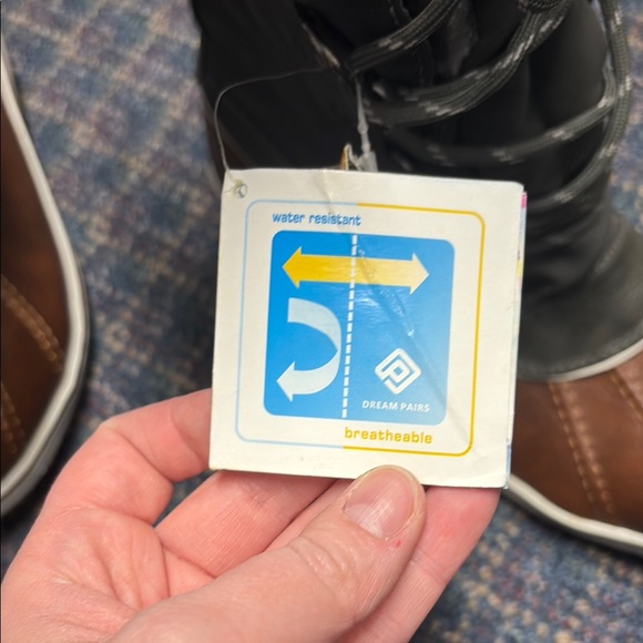 NWT 3M Thinsulate Brown and Gray Winter Boots size 12 - Picture 11 of 16